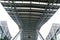 Steel structures sky bridge