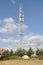 Steel telecommunication tower