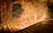 Steel wool vortex spiral light painting and stairs