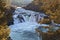 Steelhead Falls Waterfall Sunny Day Winter