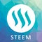 STEEM decentralized blockchain-based social media platform criptocurrency vector logo