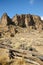 Steep cliff in fort rock