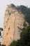 Steep cliff at holy Mount Hua Shan, China