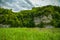 Steep cliffs above the Wichelsee lake close to Luzern