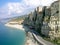 Steep coast in Calabria, Italy