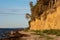 Steep coast on the island of Poel on the Baltic Sea, Germany