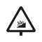 steep descent sign icon. Trendy steep descent sign logo concept
