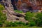 A Steep And Eroded Rocky Hillside In The Australian Outback