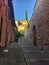 Steep footpath in Verona, Italy