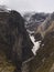 Steep Glacially Polished Cliffs at Tracy Arm Fjord, Southeast Alaska