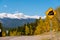 Steep grade truck road sign on highway