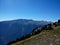 Steep hiking path above treeline on Mount Olympus, Greece