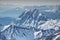 Steep Hohe Munde peak of Mieminger range in Tyrol Austria