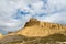 Steep mountain in the badlands Bardenas Reales