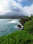 Steep reefs at Laie Point, Oahu, Hawaii