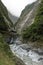 Steep, rugged mountains at the Taroko National Park, Taiwan