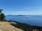 Steep slopes of Mount Warburton Pike on Saturna Island