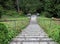 Steep Stairs to Woodland Bench