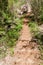 Steep steps leading to Cueva de la Vaca cave near Vinales, Cub