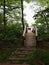 Steep Steps Leading to Lake Dock