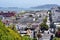 Steep street in San Francisco from Russian Hill