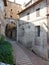 A steep street in San Marino