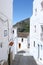 Steep street in Spanish Pueblo