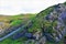 The steep trek up Thorpe Cloud, in Dovedale, Derbyshire.