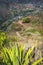 Steep trekking path going from Corda down the canyon to Coculi. Santo Antao Island, Cape Verde Cabo Verde