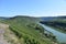steep vineyards at the Mosel curve near Zell