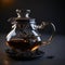 Steeped Perfection: Black Tea Infusion in Glass Teapot