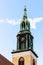 Steeple of St. Mary`s Church in Berlin