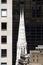 Steeples of the St. Patrick Cathedral in Midtown, architectural details, New York, NY, USA