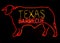 Steer neon barbecue sign