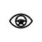 Steering Wheel Eye - Car Watch Security System Symbol