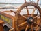 Steering Wheel on Tall Ship Picton Castle