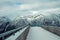 Stegastein viewpoint above Aurlandsfjord in Norway