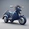 Stegosaurus-inspired Rv Moped For Adventurous Camping