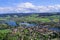 Stein am Rhein on the Upper Rhine River from Hohenklingen Castle, Canton Schaffhausen, Switzerland