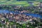 Stein am Rhein on the Upper Rhine River from Hohenklingen Castle, Canton Schaffhausen, Switzerland