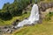 Steinsdalsfossen waterfall in Norway