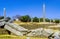 Stele in the northern field at Axum in Ethiopia