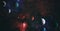 Stellar explosion behind star clusters. High resolution galaxy background. Motion on black background, starlight nebula in galaxy