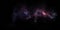 Stellar system and nebula. Panorama, environment 360Â° HDRI map. Equirectangular projection, spherical panorama