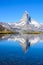 Stellisee - beautiful lake with reflection of Matterhorn - Zermatt, Switzerland