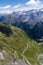 Stelvio Pass - famous serpentine road