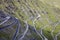 The Stelvio Road bends. Color image