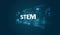 STEM Education, Online education web concept