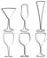 Stem glass vector