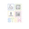 STEM word with icons vector modern outline illustration